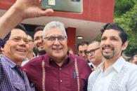 Reconocen labor de dirigente magisterial en Senado de la República