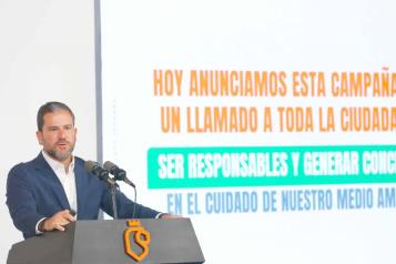 Anuncia Estado nueva campaña de concientización ambiental