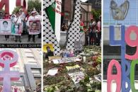 Desde Ayotzinapa hasta Palestina; antimonumentos en CDMX Desde Ayotzinapa hasta Palestina; antimonumentos en CDMX