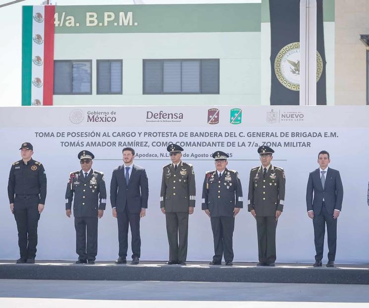 Rinde protesta nuevo comandante de la 7a Zona Militar