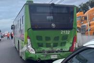 Choque entre ruta urbana y transporte deja 10 lesionados Choque entre ruta urbana y transporte deja 10 lesionados