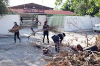 Intensifican limpieza en los planteles educativos de la entidad