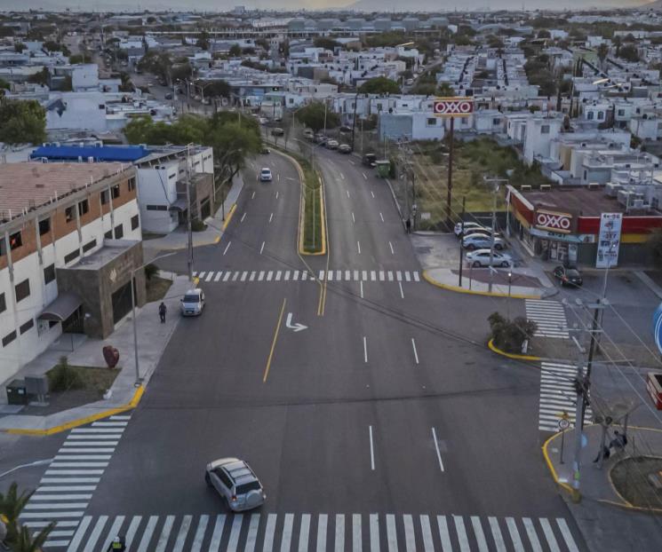 Concluye Apodaca rehabilitación de avenida Porfirio Díaz Concluye Apodaca rehabilitación de avenida Porfirio Díaz