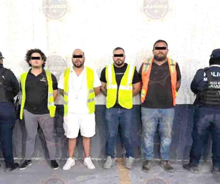 Capturan a cuatro con $300 mil