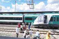 Se descarrila vagón del Tren Maya Se descarrila vagón del Tren Maya