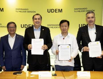 UDEM firma convenio para lanzar Huawei ICT Academy