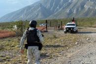 Moviliza hallazgo de restos humanos dentro de una bolsa en García