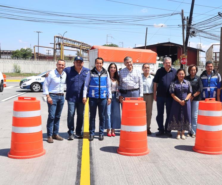 Entrega Carrillo obras de calle Vía Matamoros Entrega Carrillo obras de calle Vía Matamoros