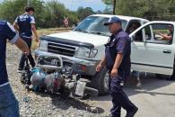 Impacta a motociclista en Montemorelos Impacta a motociclista en Montemorelos