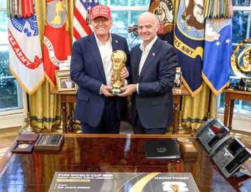 Dan sorteo mundialista a Washington