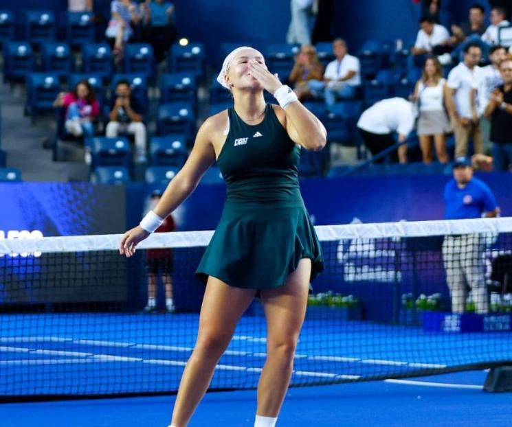 Avanza  Shanider a la final del Abierto de Monterrey