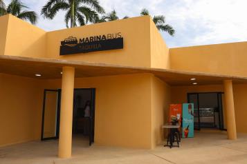 Sheinbaum inaugura el MARINABUS de Acapulco