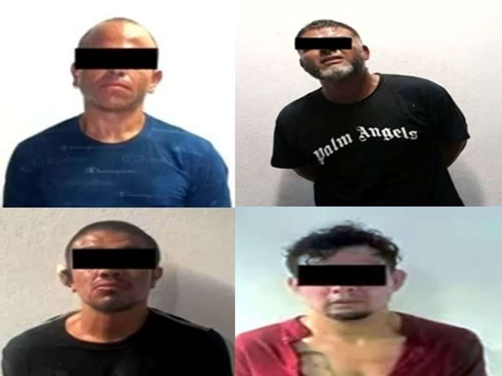 Elementos de la Secretaria de Seguridad Pública de San Pedro, lograron la detención de cuatro hombres que fueron sorprendidos, realizando una mudanza ilegal en una residencia, a donde entraron a robar.