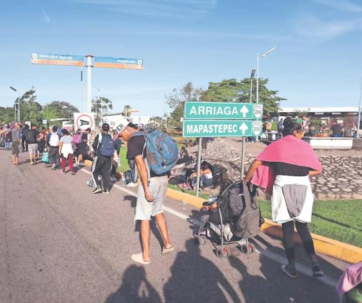 Cae flujo migratorio en la frontera con EU 91% Cae flujo migratorio en la frontera con EU 91%