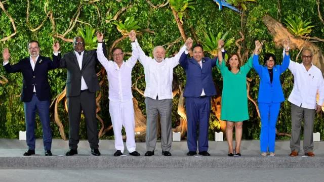 Acuerdan plan conjunto para salvar al Amazonas