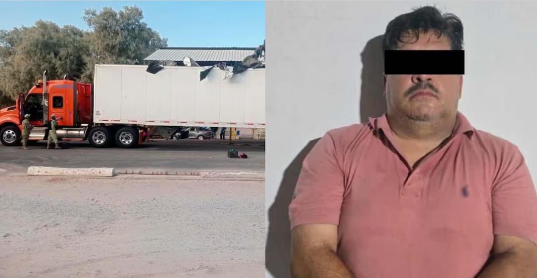Interceptan tractocamión que transportaba paquetes de cocaína