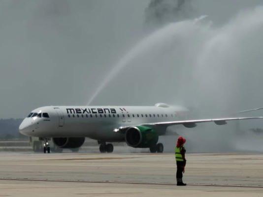 Llega al AIFA tercer avión para Mexicana de Aviación
