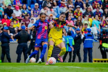 Vence el Barcelona al Am&eacute;rica Femenil