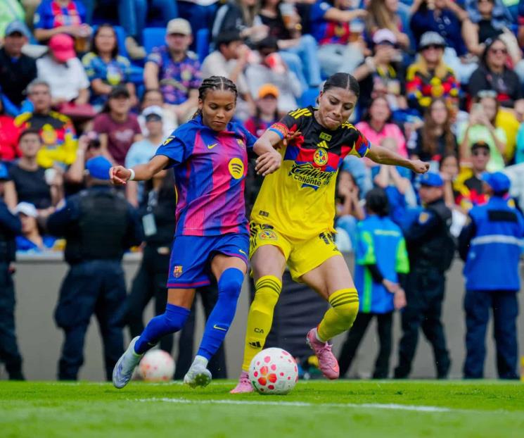 Vence el Barcelona al América Femenil