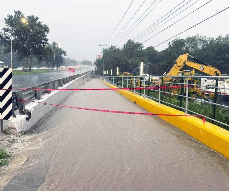 Causan lluvias caos por tercer día consecutivo en 13 municipios