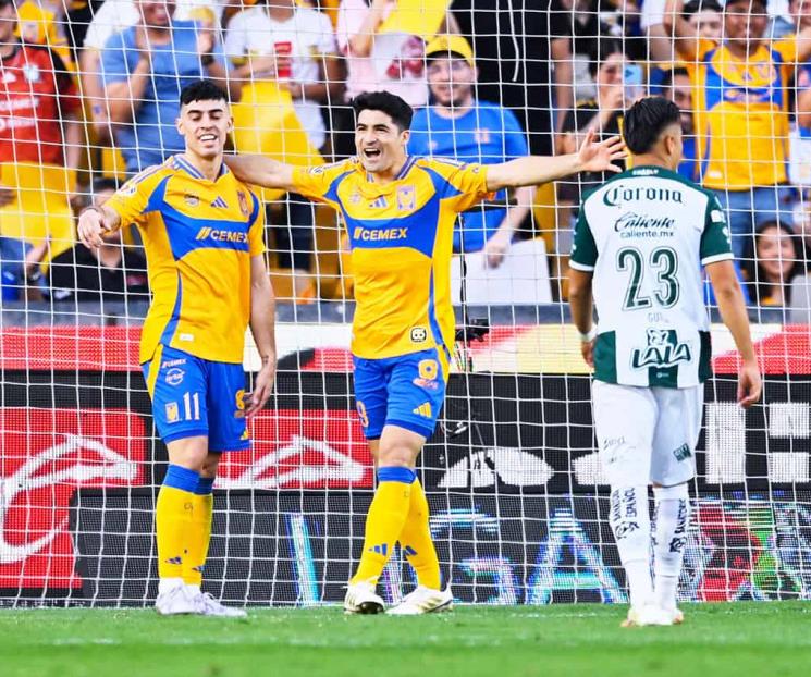 Mantiene Tigres dominio ante Santos Mantiene Tigres dominio ante Santos