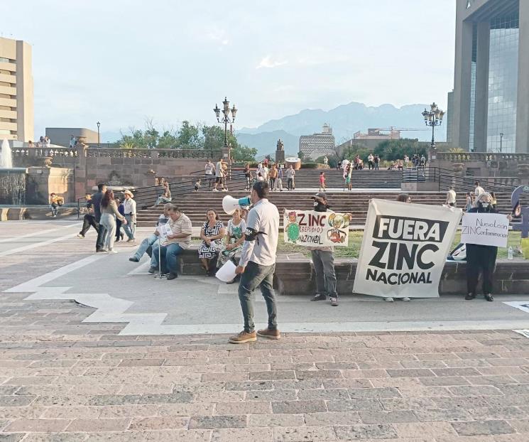 Piden con protesta pacífica cierre definitivo de Zinc Nacional