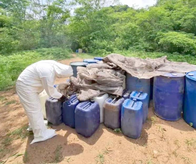 Aseguran qu&iacute;micos para drogas sint&eacute;ticas en Sinaloa