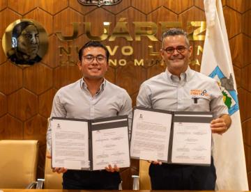 Firma Juárez convenio con instituciones académicas
