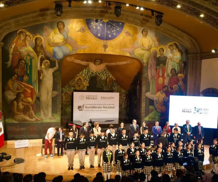 Inaugura Sheinbaum primer ciclo escolar del Bachillerato Nacional Inaugura Sheinbaum primer ciclo escolar del Bachillerato Nacional