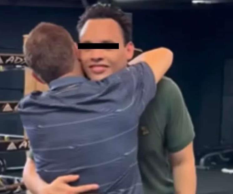 Se reencontró Chávez con su junior Se reencontró Chávez con su junior
