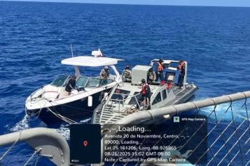 Rescata Marina embarcaci&oacute;n de EU