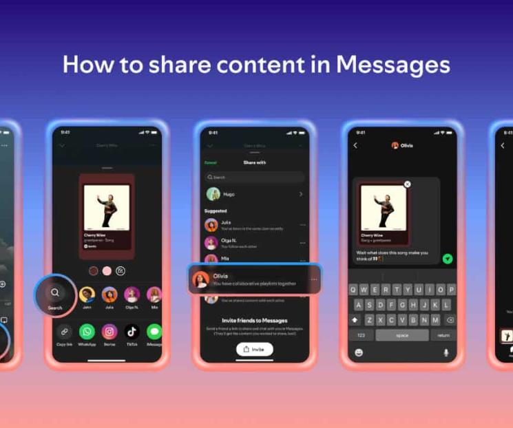Spotify estrena función de mensajes directos