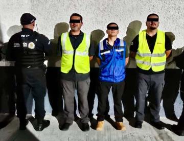 Aprehenden a tres con armas de fuego