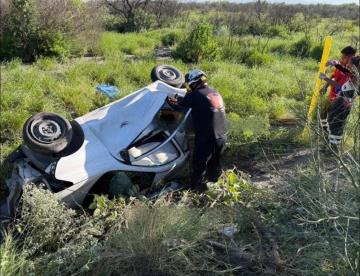 Deja choque-volcadura 5 muertos en Ciénega