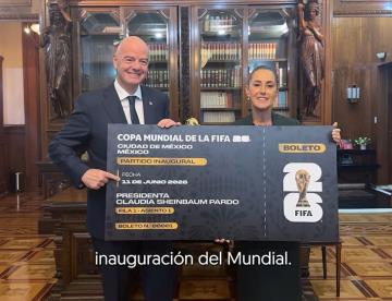 Mundial 2026: Sheinbaum valora dar su boleto de inauguración