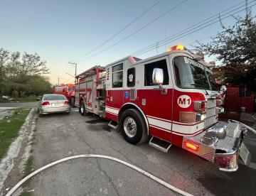 Arde vivienda en Linares