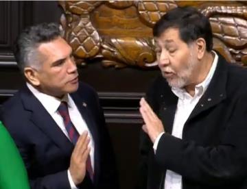 Trifulca entre Alito Moreno y Noroña llega al INE