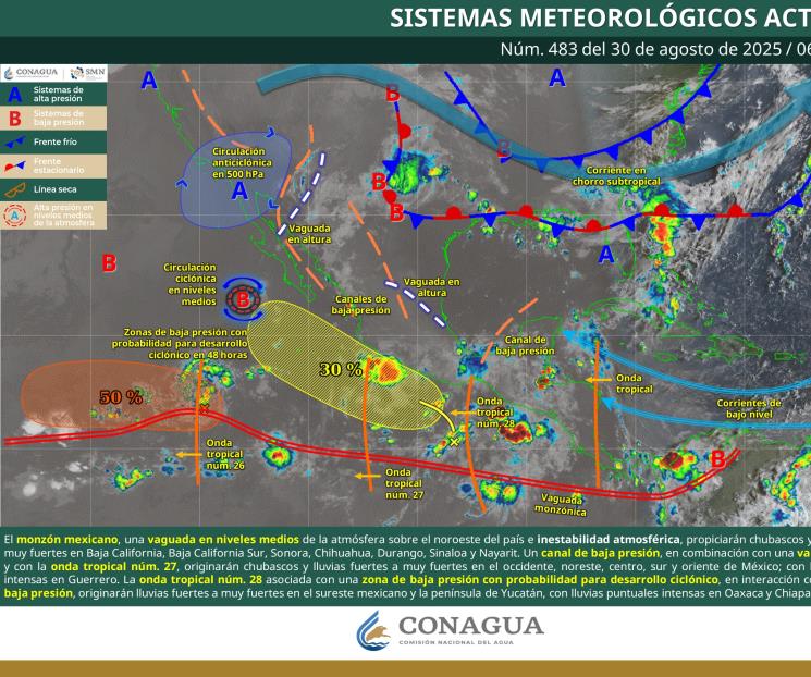 Regresan las lluvias este sábado