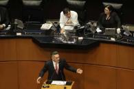 Vuelven a chocar Noroña y "Alito" Moreno en sesión