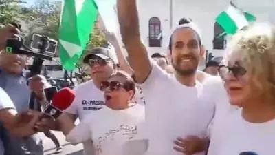 Celebra Luis Fernando Camacho su liberación