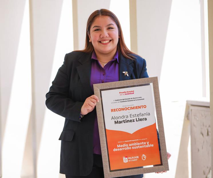Recibe premio por proyectos ambientales