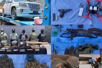 Aseguran arsenal y explosivos en Morelos tras ataque armado