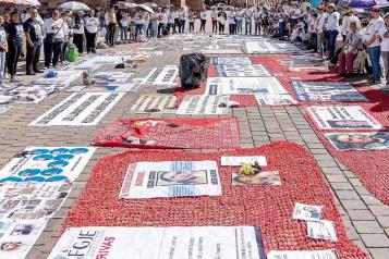 Exigen colectivos no olvidar a los desaparecidos