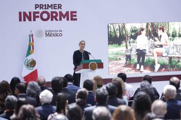 Vamos bien y vamos a ir mejor: Sheinbaum en su primer informe 