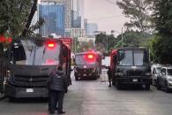 Con fuerte operativo protegen el Senado