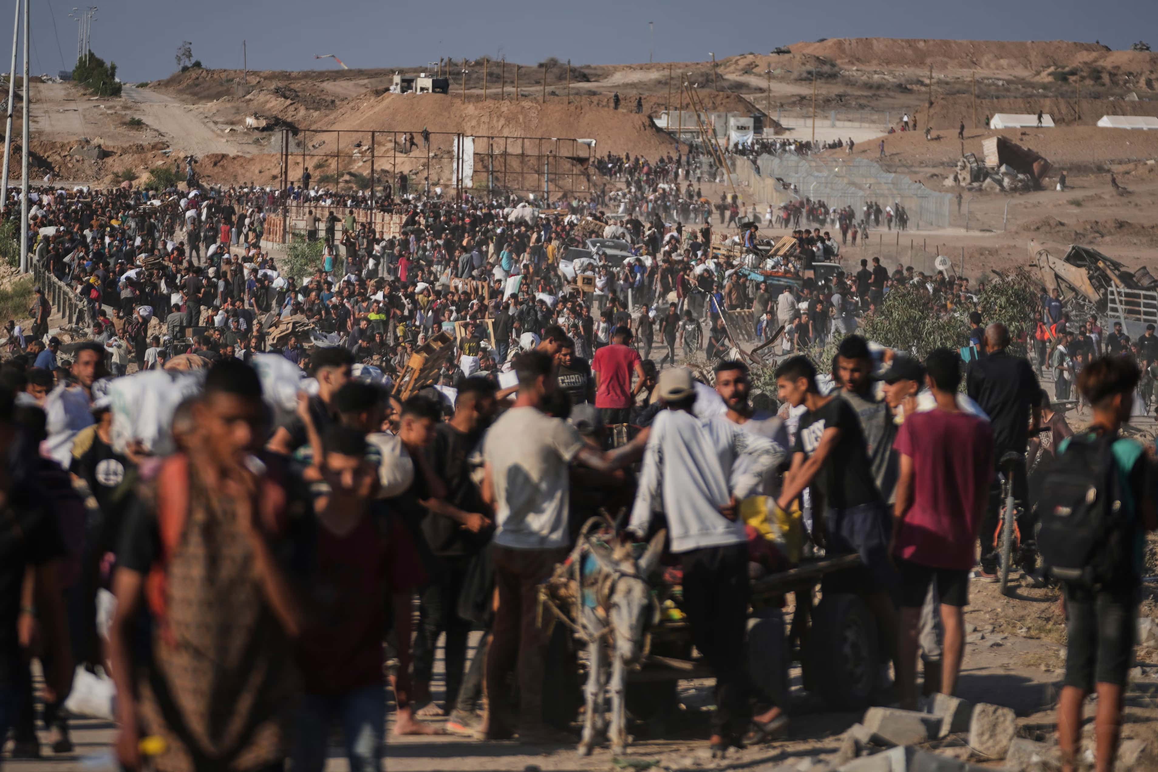 Buscarían desplazar a todos de Gaza Buscarían desplazar a todos de Gaza