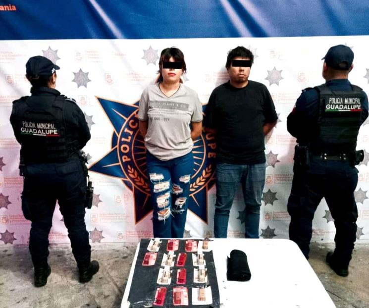Aprehenden a pareja por robo