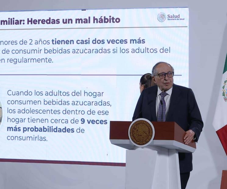 Ssa insiste en eliminar consumo de refrescos en niños y adolescentes