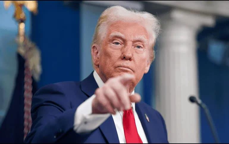 Reaparece el presidente Trump, tras los rumores Reaparece el presidente Trump, tras los rumores