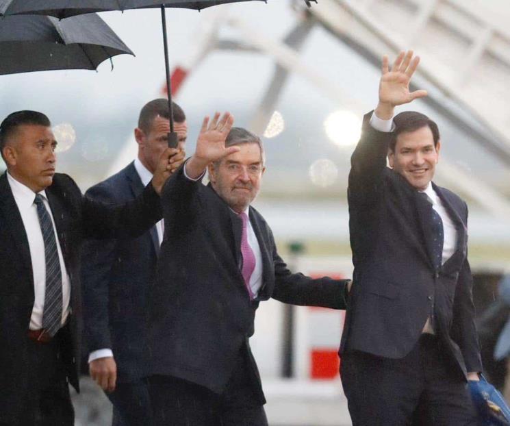 Llega Marco Rubio al AIFA previo a reunión con Sheinbaum